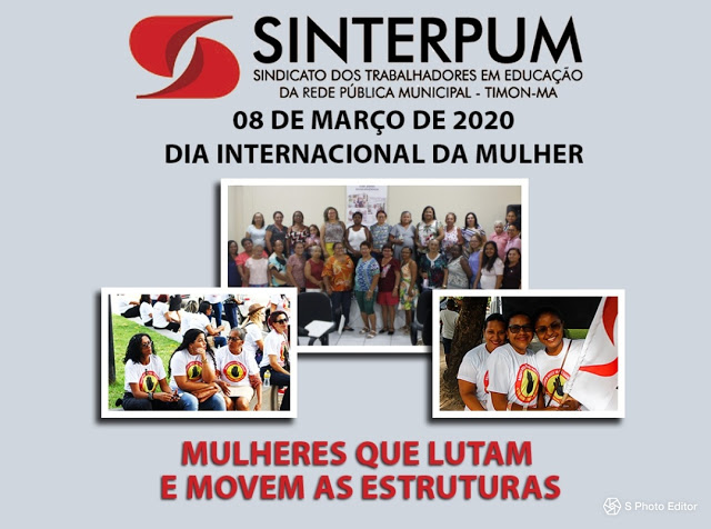 08 DE MARÇO, DIA INTERNACIONAL DAS MULHERES