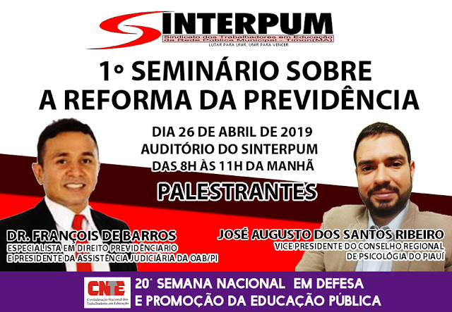 FICHA DE INSCRIÇÃO SEMINÁRIO