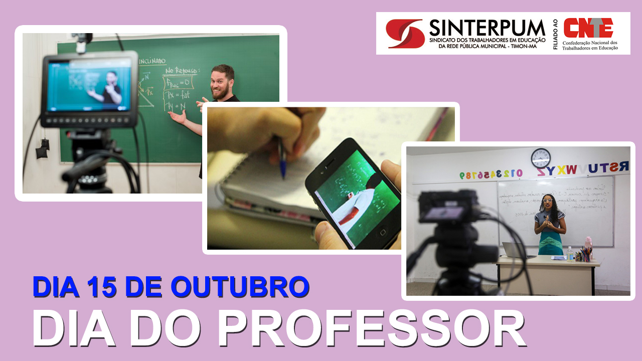 PARABÉNS A TODOS OS PROFESSORES