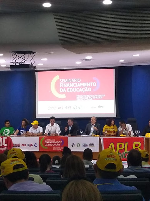 SINTERPUM PARTICIPA DE SEMINÁRIO SOBRE FINANCIAMENTO DA EDUCAÇÃO EM FORTALEZA