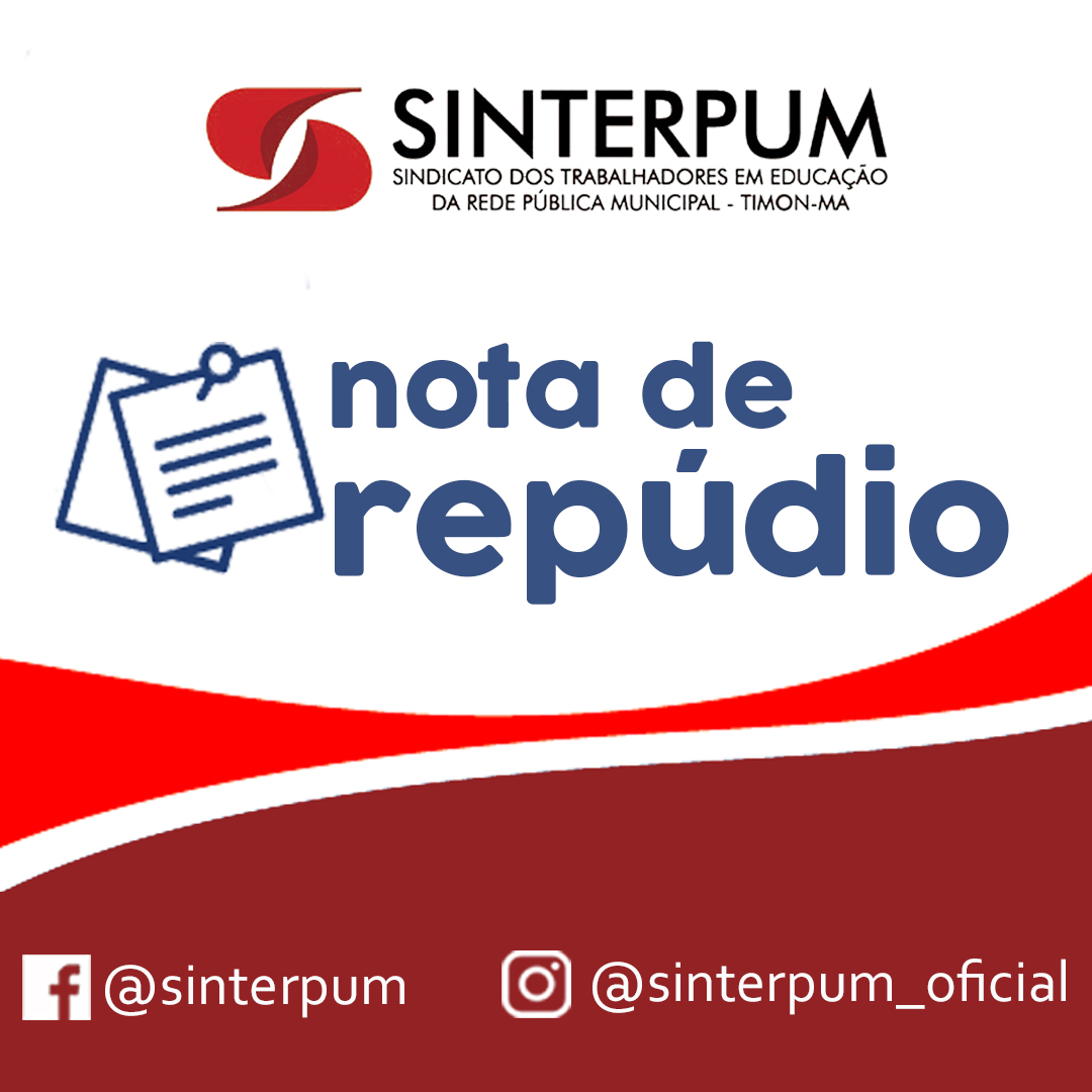 NOTA DE REPÚDIO