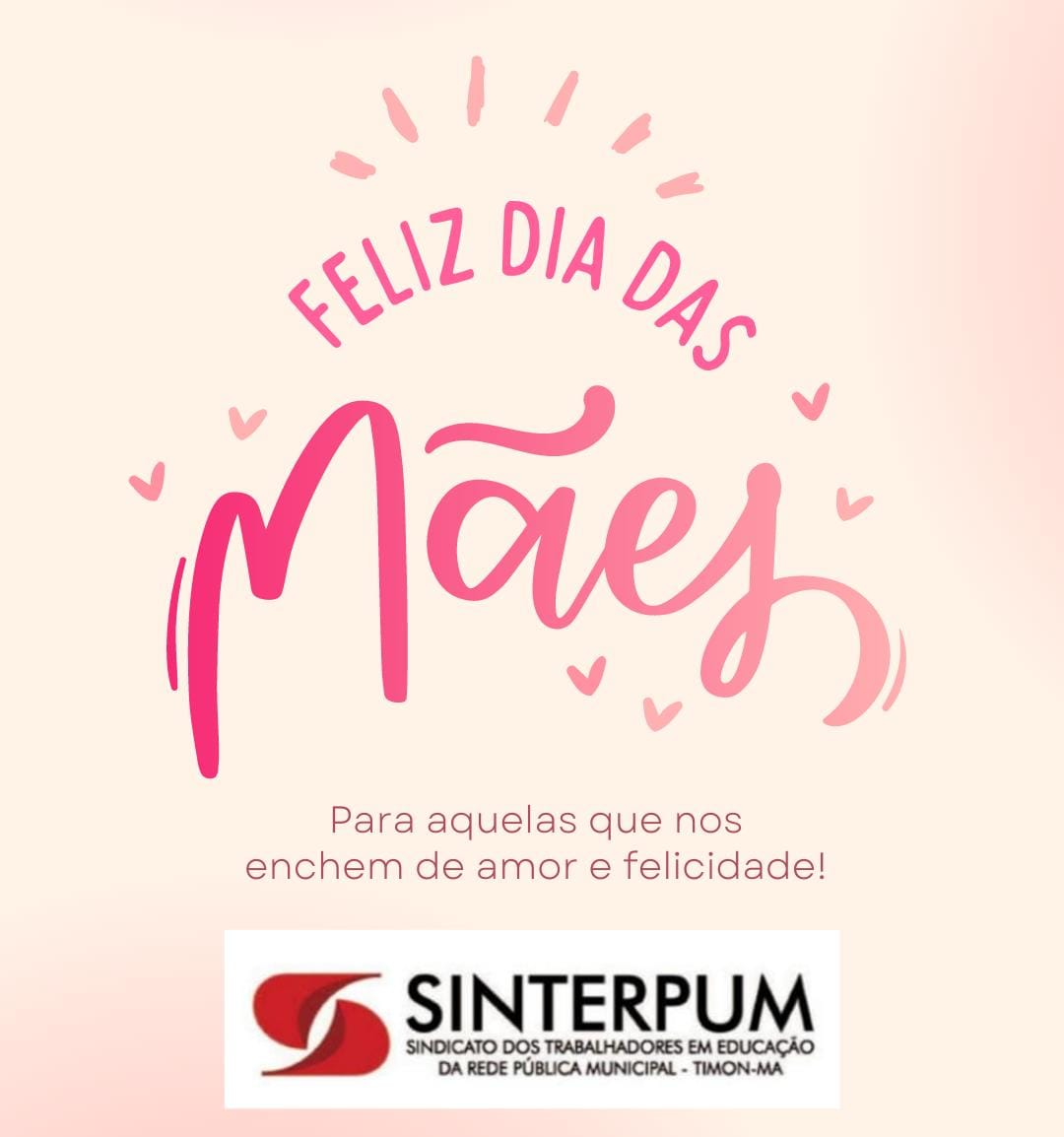 HOJE É DIA DE DIZER: TE AMO MÃE!