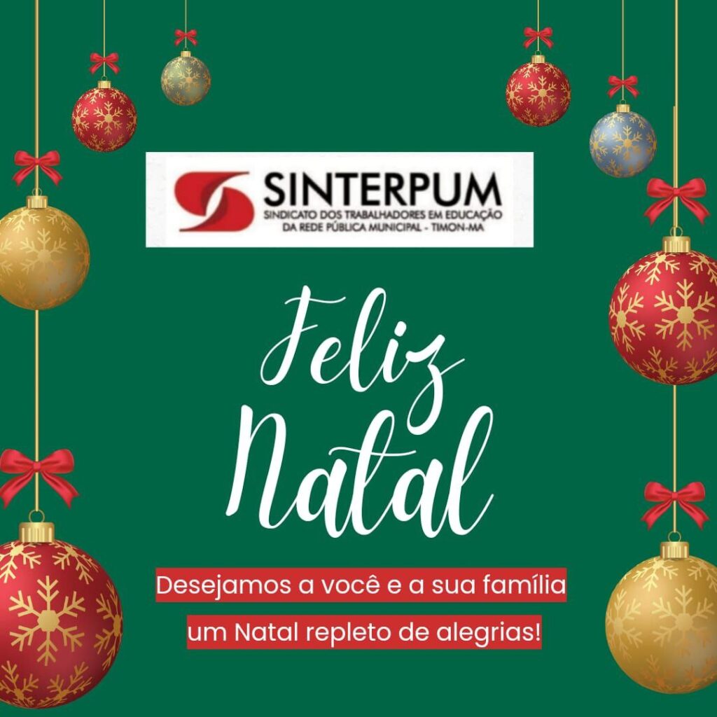 UM FELIZ NATAL E UM PRÓSPERO ANO NOVO