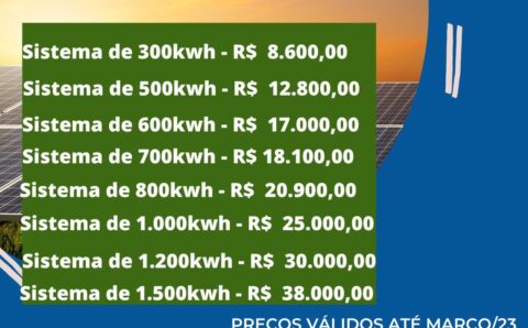 PROMOÇÃO DA SOL & ENERGIA PARA OS FILIADOS DO SINTERPUM