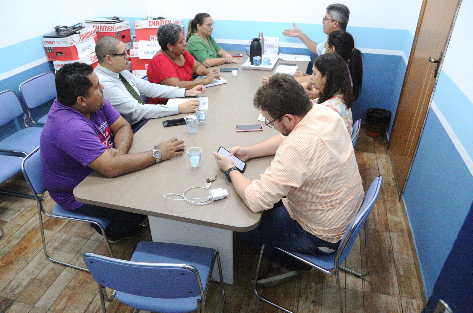 SINTERPUM SE REUNIU COM O SECRETÁRIO DE EDUCAÇÃO E DEBATEU PAUTA DOS ADMINISTRATIVOS